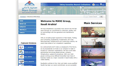 Desktop Screenshot of manigroupksa.com